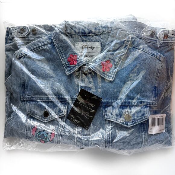 Cakeworthy Disney Lilo Stitch Denim Jacket Scrump Pudge Large - Picture 11 of 12